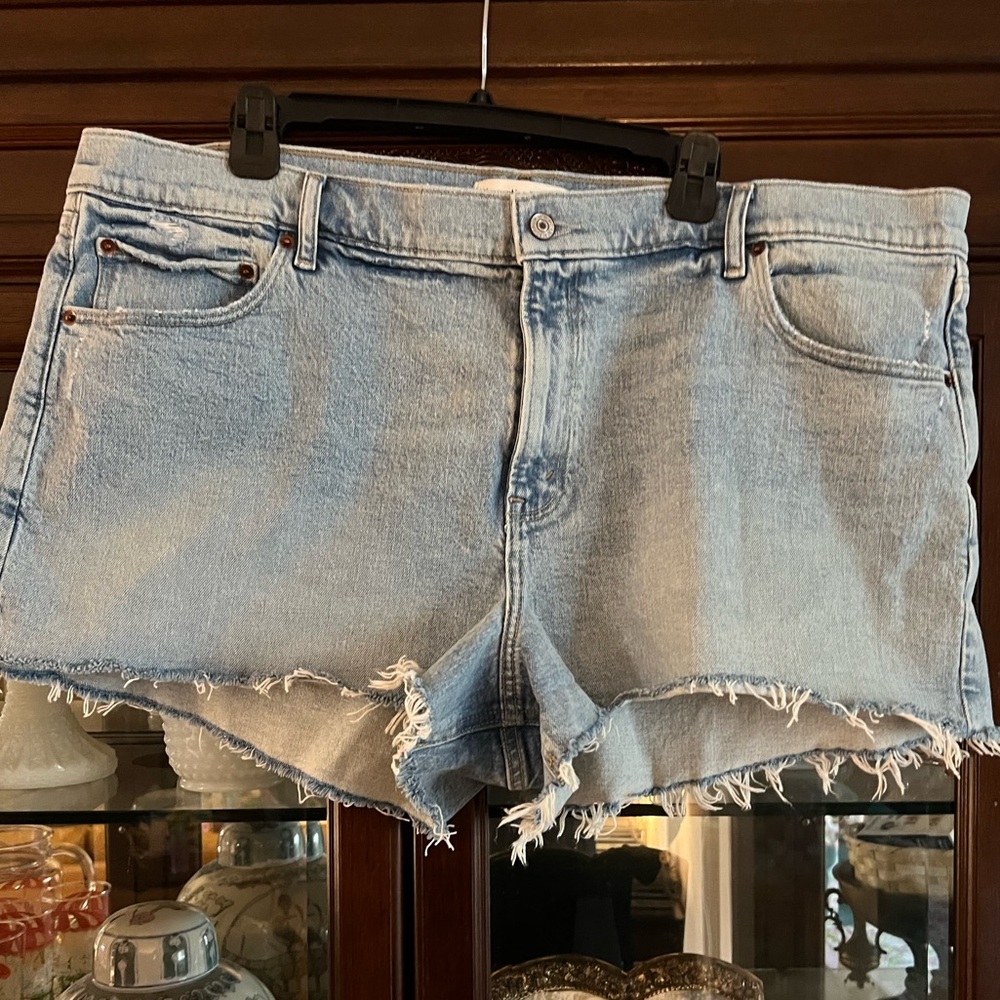 Abercrombie and Fitch Plus size mom jeans short